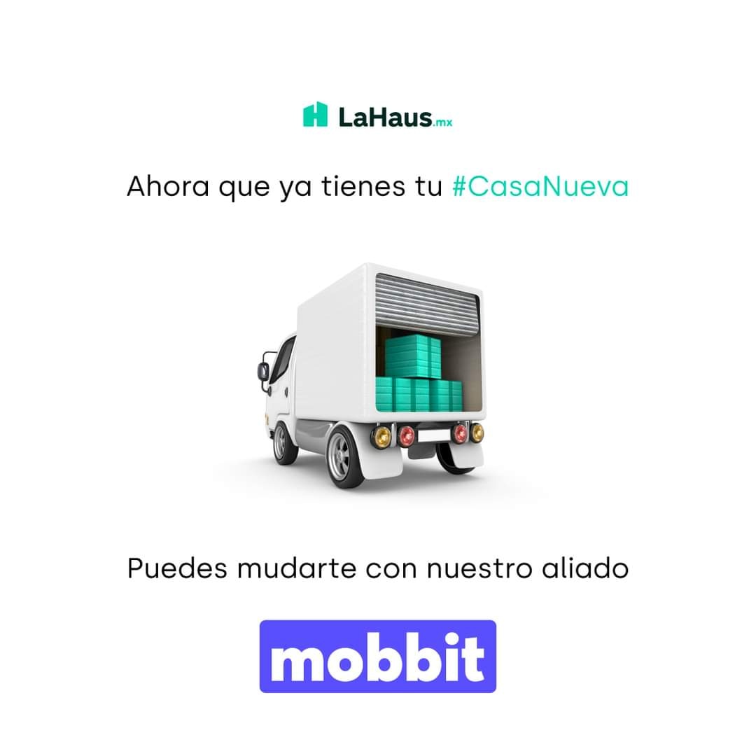 MobbitMx's tweet photo. ¡Llévate el paquete completo! Compra casa o departamento y múdate con la ayuda de profesionales. 🚛
@LaHausMex y #Mobbit trabajan juntos para brindarte la mejor atención y descuentos en tu servicio. 😱 #partnership #mudanzas https://t.co/ihphAhThJB