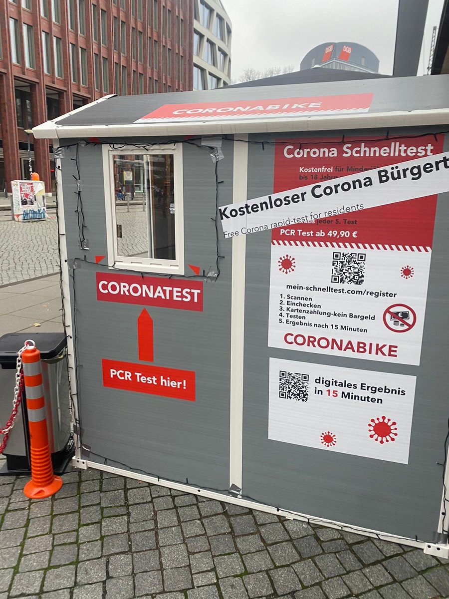 Was in Berlin on Sunday, going to small gathering where host asked us to get a test as precaution. Got a test. Results by email in 15 min. All free. Testing site was portacabon on side of the road. Hassle free, no drama. Negative, no brainer. Everyone happy. Life goes on.