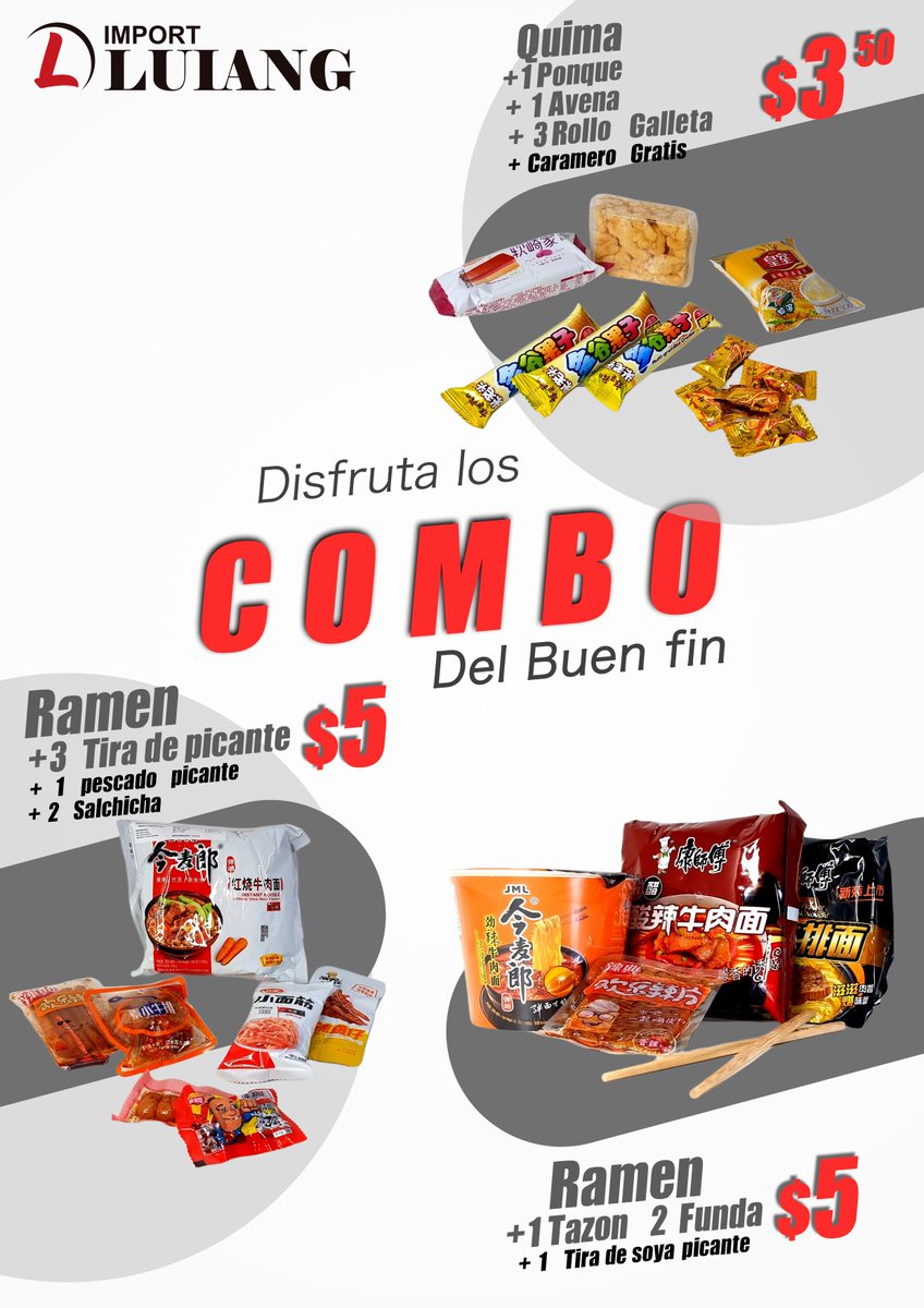 ImportLuiang's tweet photo. Atención Notarios!
Les ofrecemos nuestro Combo.Especialmentepara uds!
Contáctanos y Aprovecha esta oferta !
Haz tu pedido por whatsapp al 0993404696 
Visita nuestra tienda virtual:
https://t.co/pIFcRiiSrv 
#Publicidad #Ecuador #Quito #importluiang #ramen #combo #oferta #parati https://t.co/6hL1hI77Qa