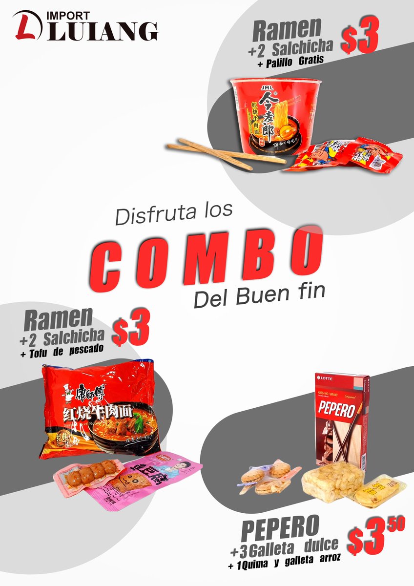 ImportLuiang's tweet photo. Atención Notarios!
Les ofrecemos nuestro Combo.Especialmentepara uds!
Contáctanos y Aprovecha esta oferta !
Haz tu pedido por whatsapp al 0993404696 
Visita nuestra tienda virtual:
https://t.co/pIFcRiiSrv 
#Publicidad #Ecuador #Quito #importluiang #ramen #combo #oferta #parati https://t.co/6hL1hI77Qa