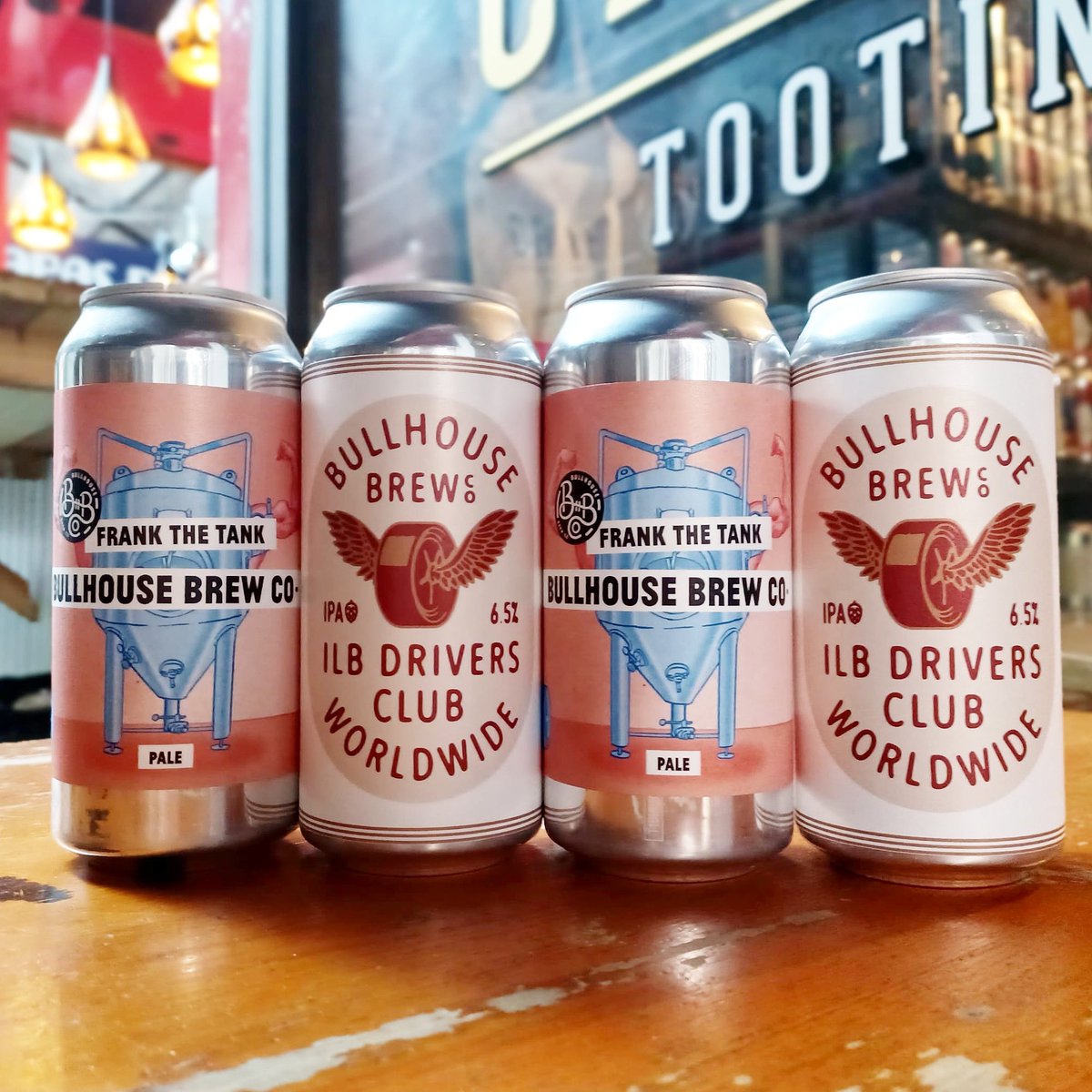 CraftTooting's tweet photo. 🚨 NEW BREWERY ALERT 🚨 Well, new to us.. Welcome #Bullhouse Brewery 👋 from Belfast ~ we have ‘Frank the Tank’ DDH Single-hopped Mosaic NE Pale 😋 AND ‘IBL Drivers Club Worldwide’ pillowy soft, banging 6.5% #NEIPA 🤤 #Craft #Tooting #Craftbeer Bar &amp; #BottleShop open late! #SW17 https://t.co/E3AVu1wTGP
