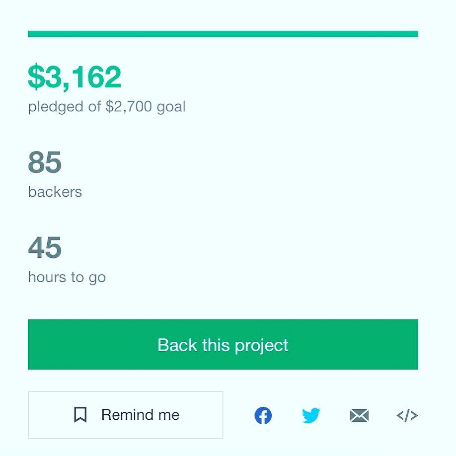45 hours left to get your copy if MYTHICAL CREATURES BOOSTER PACK! Let’s hit that $3500 stretch goal and get everyone a Kickstarter exclusive card! 

kickstarter.com/projects/johnj…