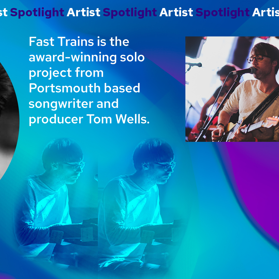 GigRealm's tweet photo. 🎸Artist Spotlight! Introducing: Fast Trains, the award-winning solo project from Portsmouth-based songwriter &amp; producer @tomwellsmusic. Wells performs both solo and with a full band, so each show can be tailored to the venue. Sign up to book them today!🙌 https://t.co/1BvOXhiQgR https://t.co/9ms9FRKpeL