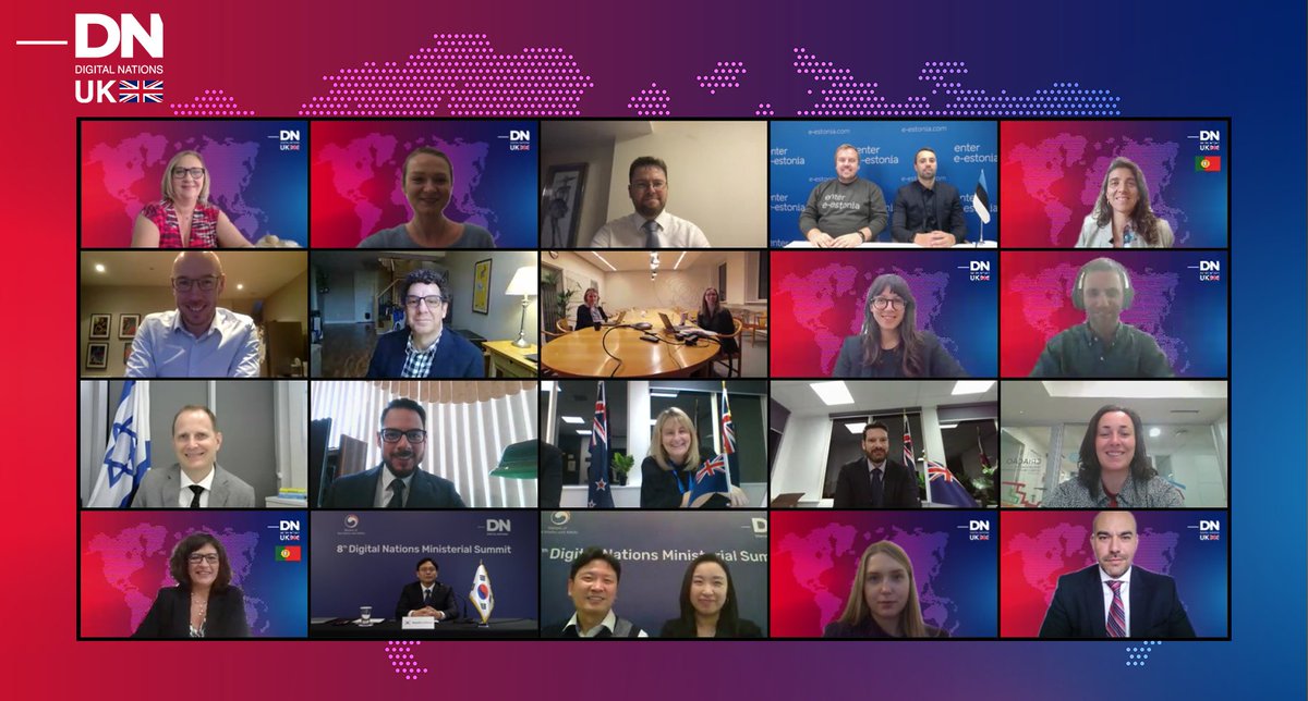 Day 1 of the Digital Nations Summit comes to a close, with a great family photo with countries' leads. We look forward to an exciting day of discussions tomorrow on Day 2.