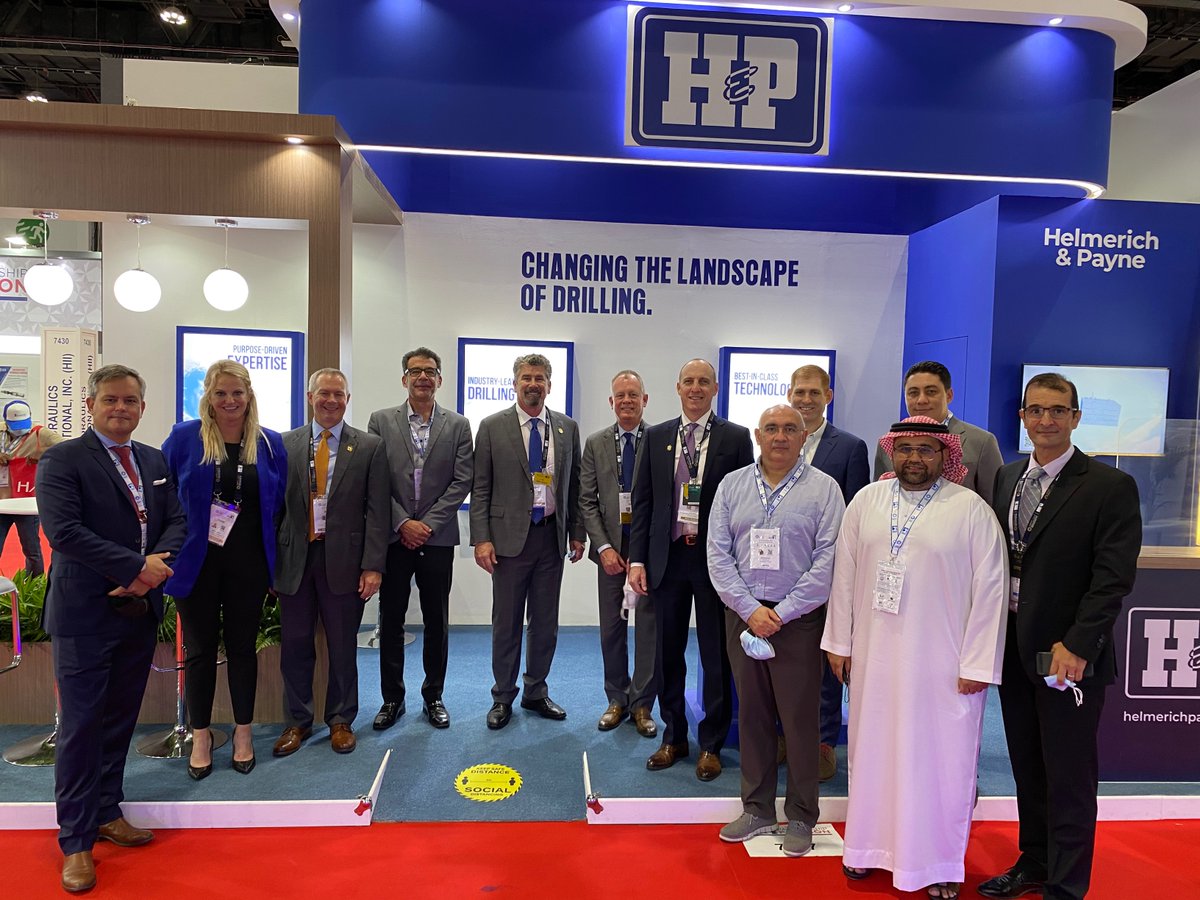 HelmerichPayne's tweet photo. Our team is ready to meet you at @ADIPECOfficial Make sure to stop by to learn about our expanding international presence and how our solutions can deliver better drilling outcomes for your operations. https://t.co/ZDWWL1Wnlc
#HelmerichAndPayne #ADIPEC #ADIPECLIVE #ADIPEC2021 https://t.co/obqGA9OyZr