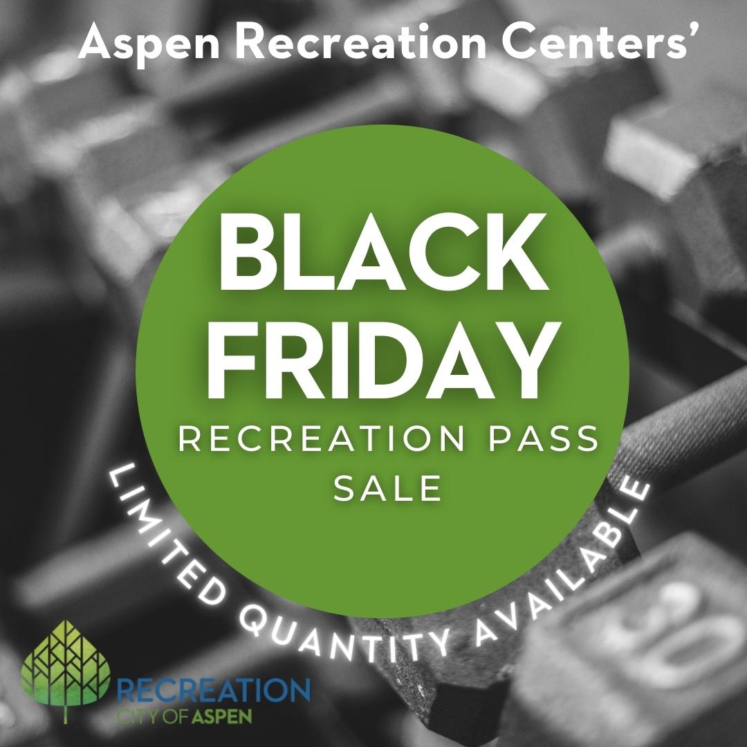 APRTweets's tweet image. 11/26 at 9am the Black Friday Recreation pass sale begins, only 400 passes will be sold. $300 for a 5-month adult pass. Learn more and sign up online at AspenRecreation.com. 
@cityofaspen