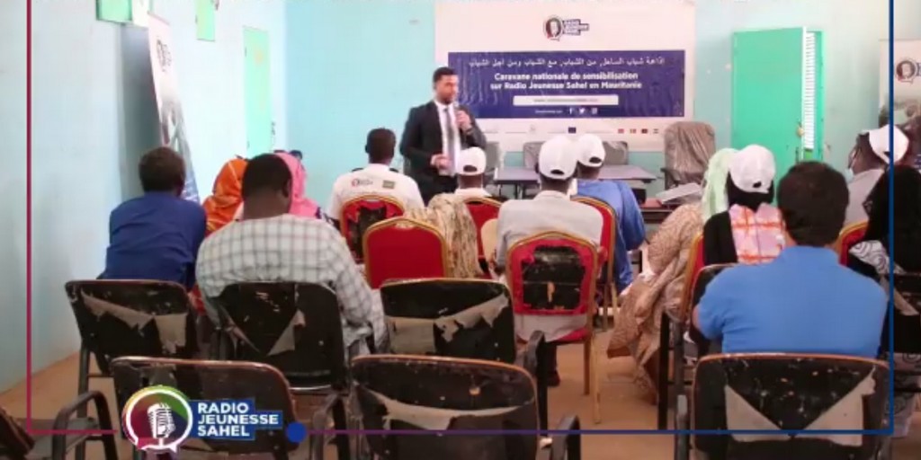 Radio_RJS's tweet photo. Retour en vidéo sur la 3e étape de la caravane de sensibilisation des jeunes Mauritaniennes et Mauritaniens de Kaédi au projet #RadioJeunesseSahel, le 29 octobre dernier
📺https://t.co/na56wDAL61 https://t.co/GXbAfa8RrQ