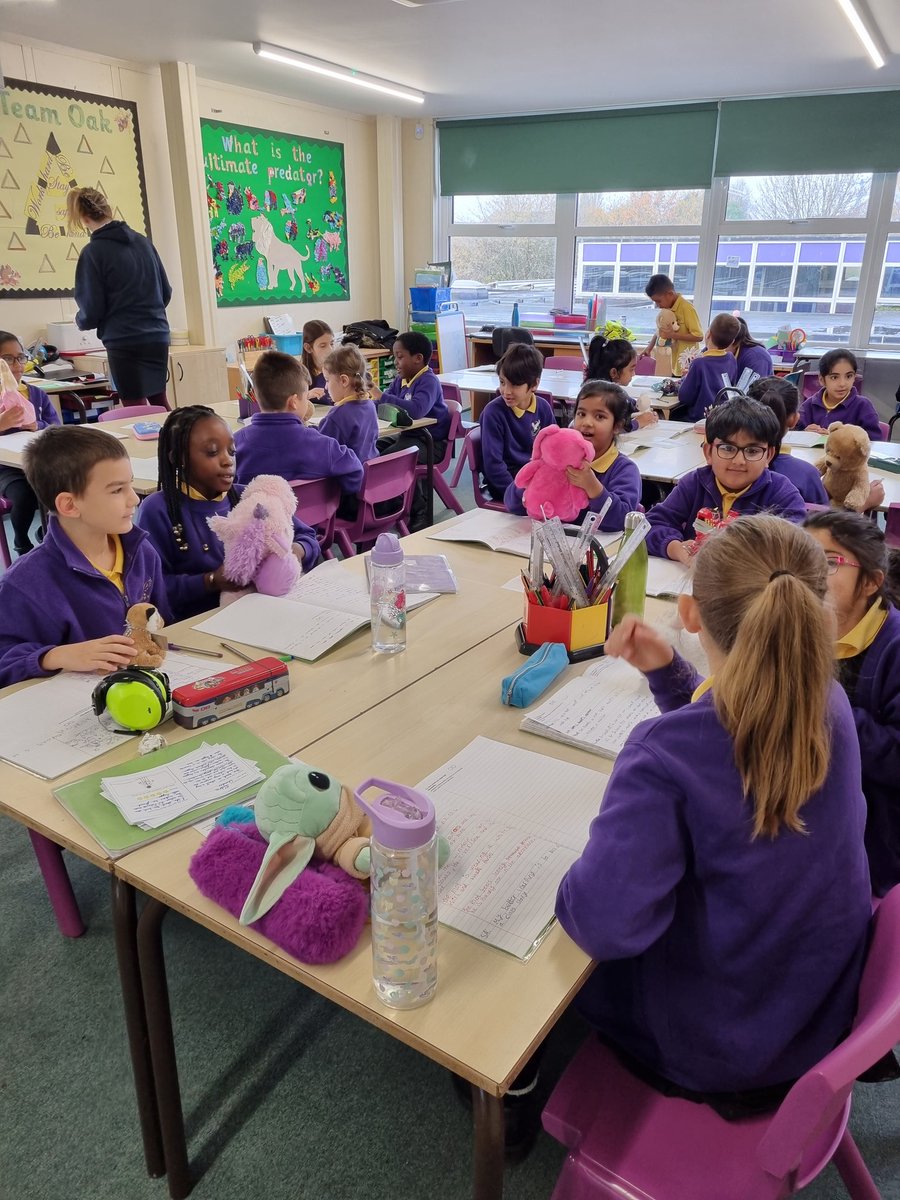 MissEdwardsLHS's tweet photo. Oak class loved writing their own toy story playscript based on their toys from home. https://t.co/WpaDKdrASL