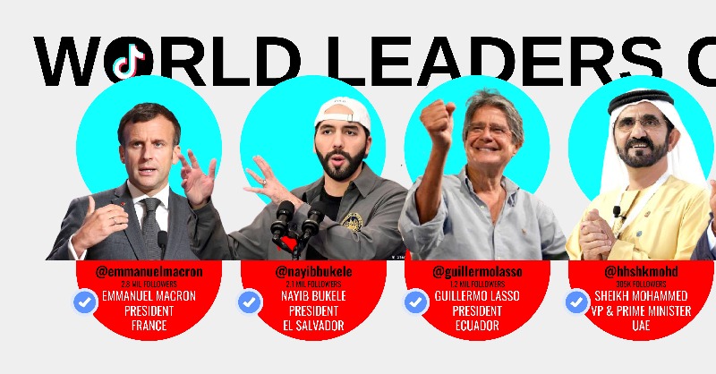 wearediplomacy's tweet photo. The number of world leaders on TikTok is increasing... Did we miss anybody? 

#digitaldiplomacy