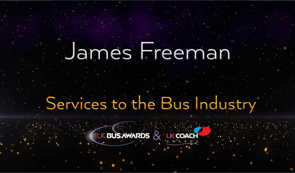 Services to the Bus Industry is awarded to James Freeman, Congratulations James!

#UKBCA