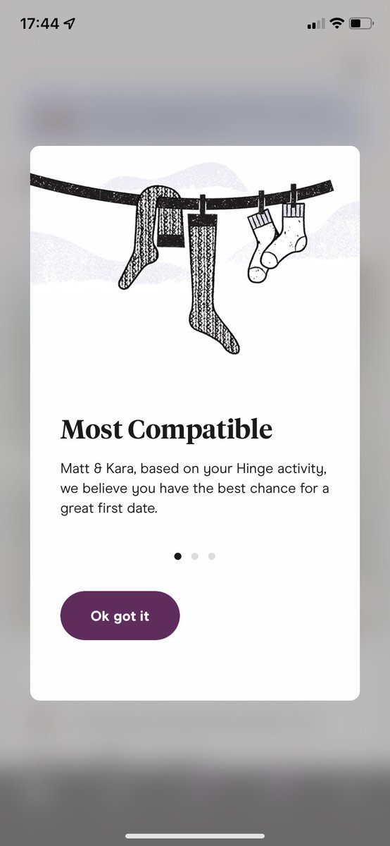AMattsTale's tweet photo. I think the @hinge algorithm needs tweaking… https://t.co/rn95wNMoMX