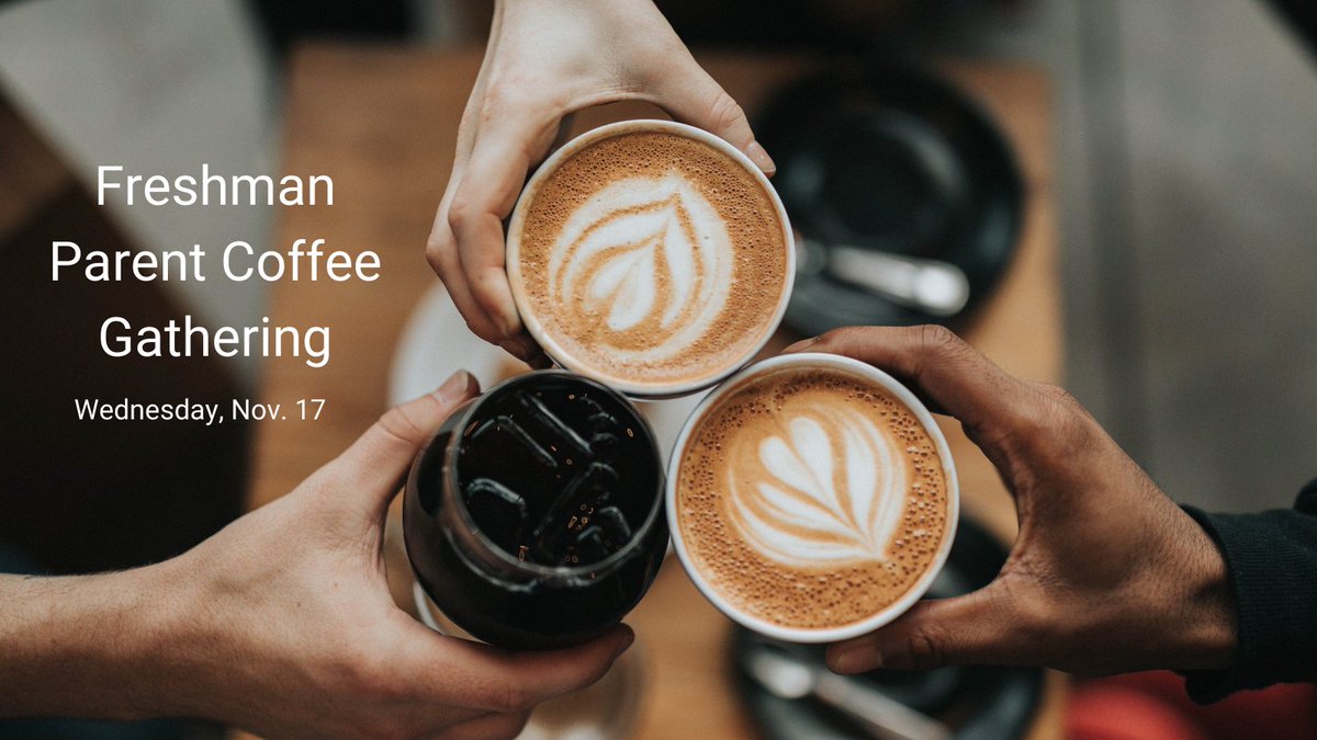 Freshman Parents: Don't forget to stop by Caribou Coffee, 3300 Duraleigh Road, tomorrow after drop-off to connect with fellow parents. We can't wait to see you!