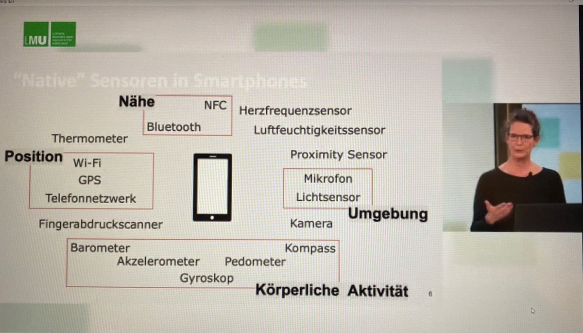 RussoClaudia3's tweet photo. #KILectures der @lmu: Prof. Frauke Kreuter zeigt, wie viele #Daten über unsere #Smartphones generiert werden. Die Frage ist: Wer entscheidet, welche Daten für #KI relevant sind? @fraukolos https://t.co/pvMa29GFdb