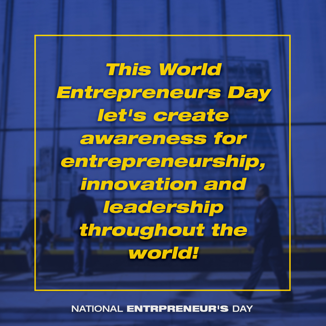 pttedu's tweet photo. Entrepreneurship gives you the #freedom to fail and rise again, to #learn and be innovative, to risk it and gain more! Try something new today and step out of the crowd!
#NationalEntrepreneursDay2021 #pttedu #tuesdaymotivations #phillyjobs #careerchange #tradesindemand https://t.co/vIaPxYpDjn