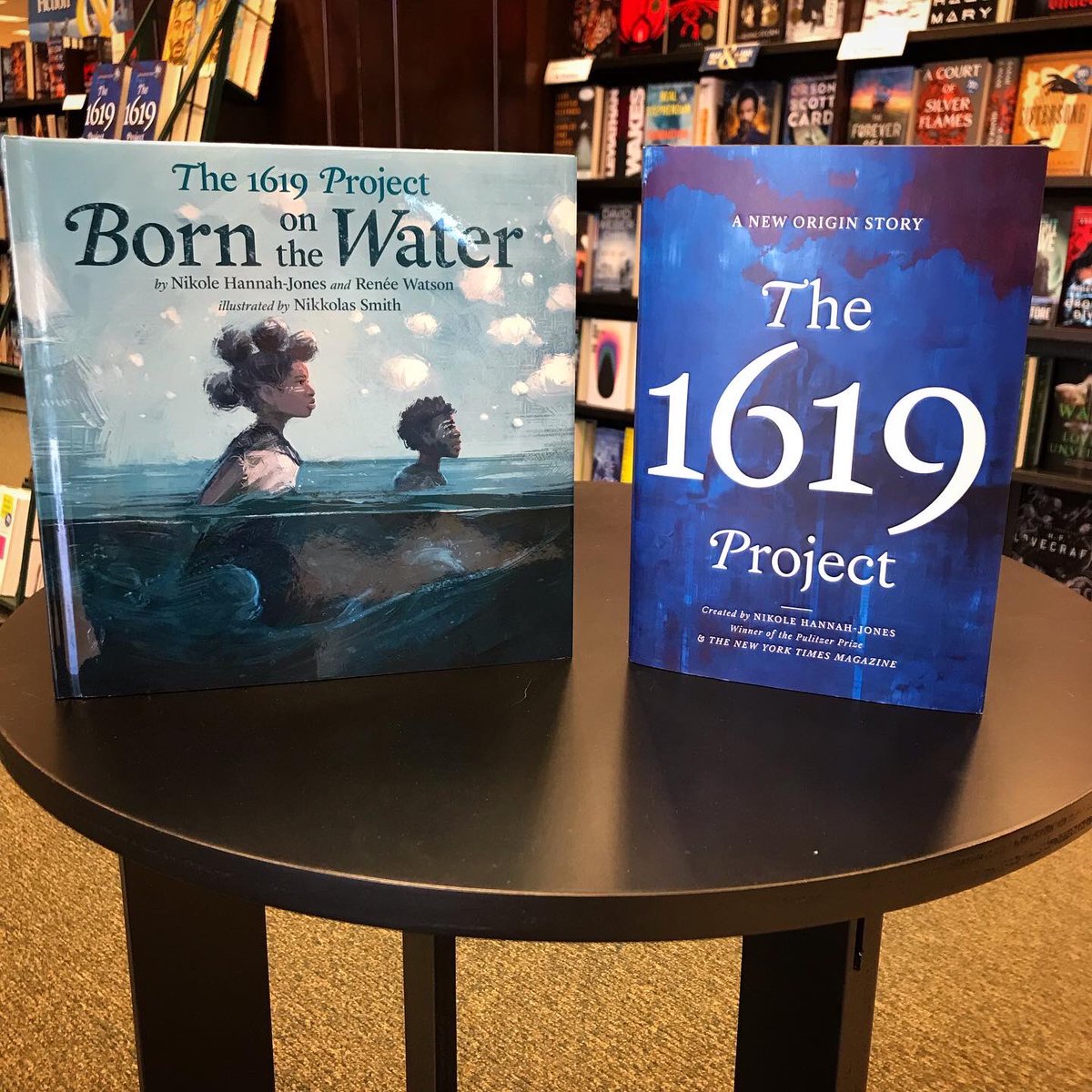 BN_WhiteMarsh's tweet photo. We have lots of new books this week, including a unflinching look at American history with the #1619project https://t.co/b2rwTkefvY