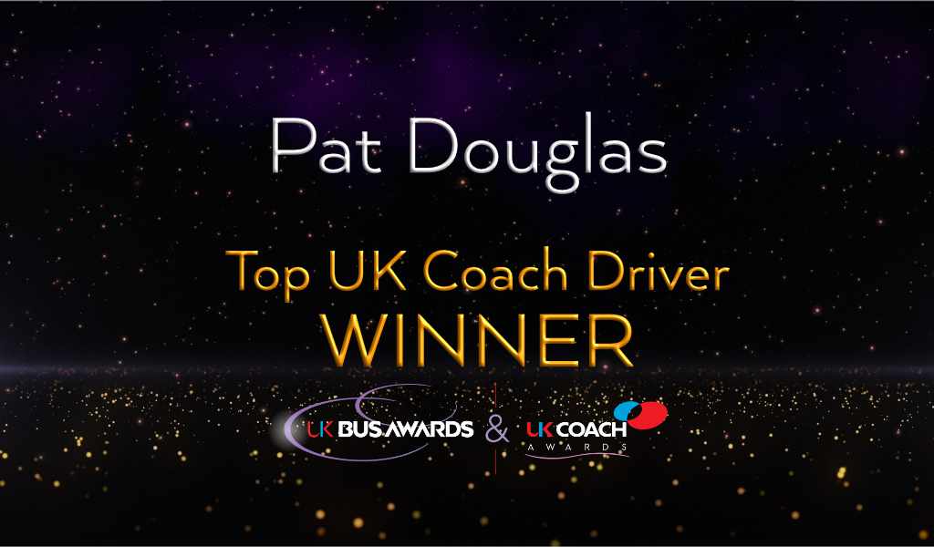 The Top UK Coach Driver is...

Pat Douglas, <a href="/BelleVueBus/">Belle Vue Coaches</a> 
Congratulations Pat!

#UKBCA