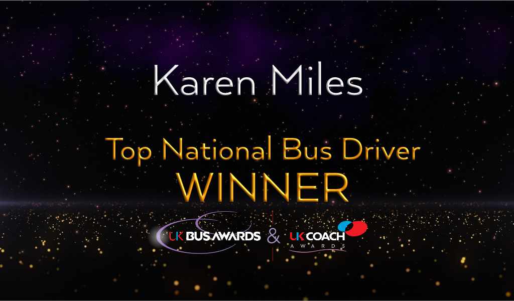 The Top National Bus Driver is..

Karen Miles, <a href="/trentbartonland/">trentbartonland</a>
 
CONGRATULATIONS Karen!

#UKBCA