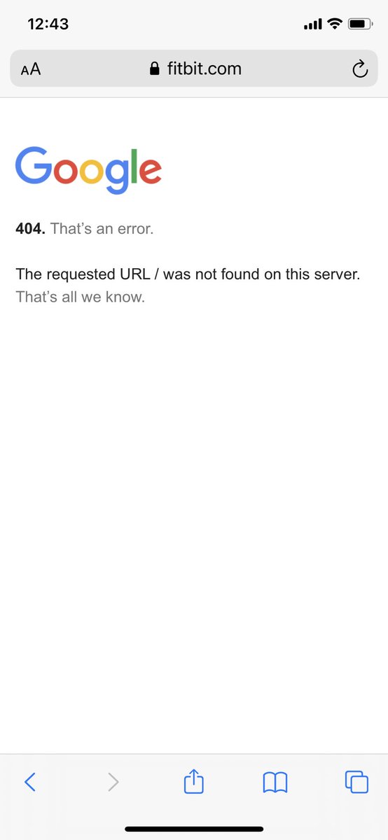 Wayne_Pau's tweet photo. @FitbitSupport so my app won’t work and even the Fitbit site is returning 404 for me. Any update? https://t.co/7gBptULr7Q