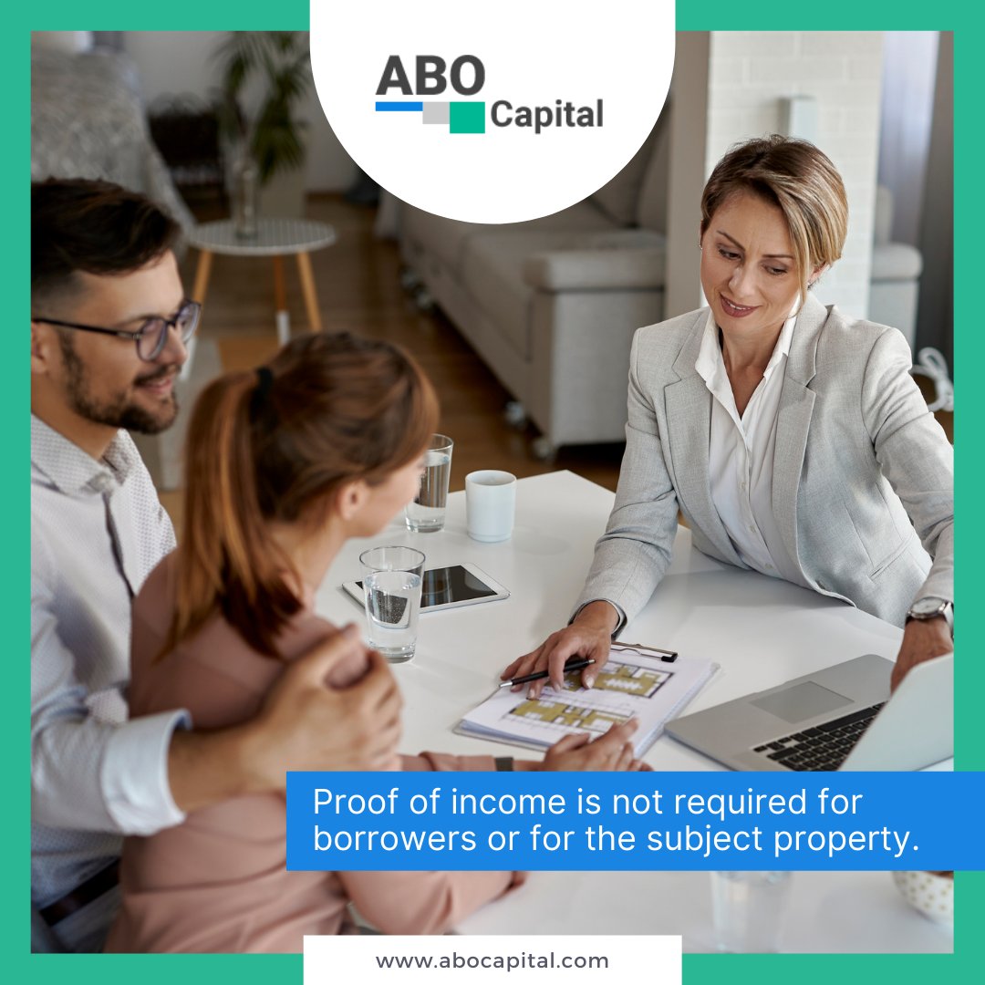 AboCapital's tweet photo. Abo Capital does not require proof of income for borrowers or for the subject property. Get more details about what we do! 
https://t.co/lSVvi68WkE
.
.
#abocapital #propertyloans #mortgageloans https://t.co/mDSyZRqGgY