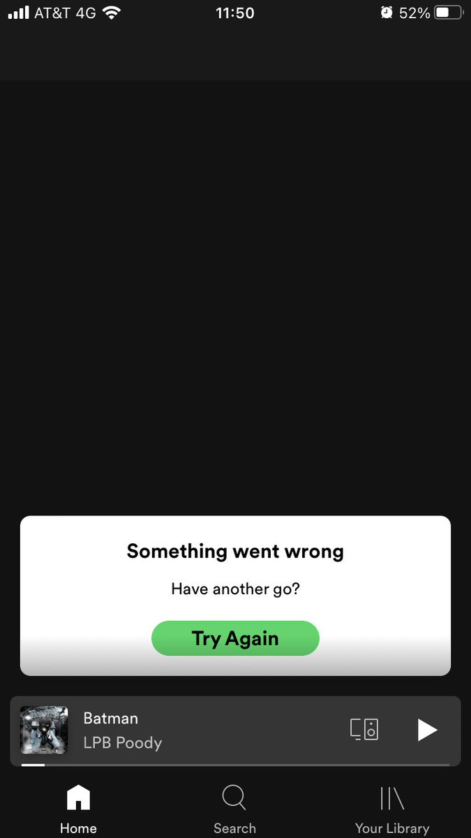 DANNiSREADY's tweet photo. Soy el unico con problemas #Spotify https://t.co/5lXyzi6N8X