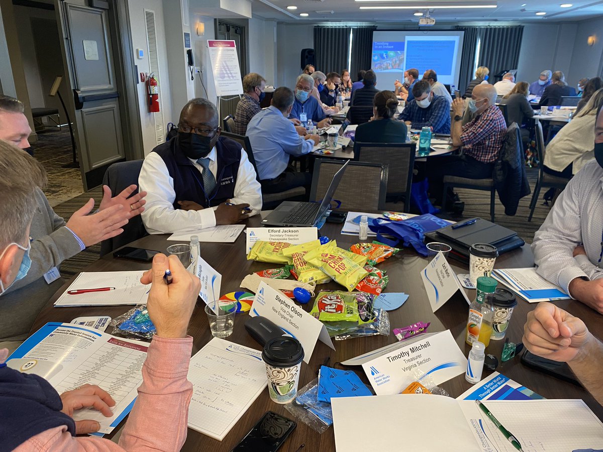 kelleydsmith's tweet photo. Risk communication must be part of a water utility communication plan. But first, be visible and relevant with a story about how you produce & deliver drinking water. Loved sharing @awwa guide with these section staff & volunteers. #SectionSharing https://t.co/GddWY932pz