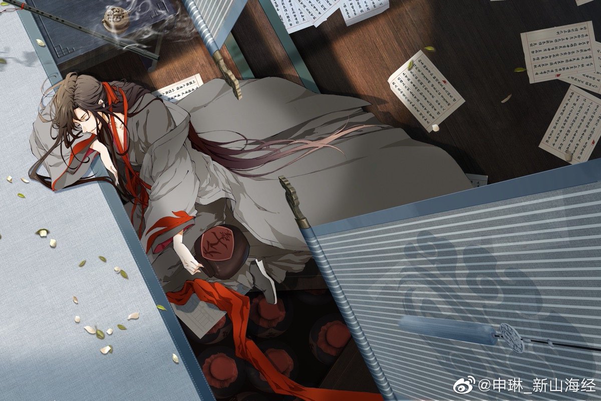 weilanji's tweet photo. Arte dos wangxian em HD 🤲
Essa arte é a pura dor.. Hanguang-jun imaginando o wuxian do lado dele por causa do incensário 
https://t.co/JWip8JeuMi https://t.co/RAxTZElWdx