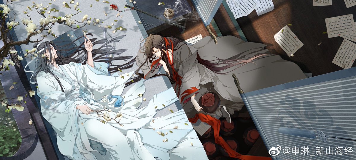 weilanji's tweet photo. Arte dos wangxian em HD 🤲
Essa arte é a pura dor.. Hanguang-jun imaginando o wuxian do lado dele por causa do incensário 
https://t.co/JWip8JeuMi https://t.co/RAxTZElWdx