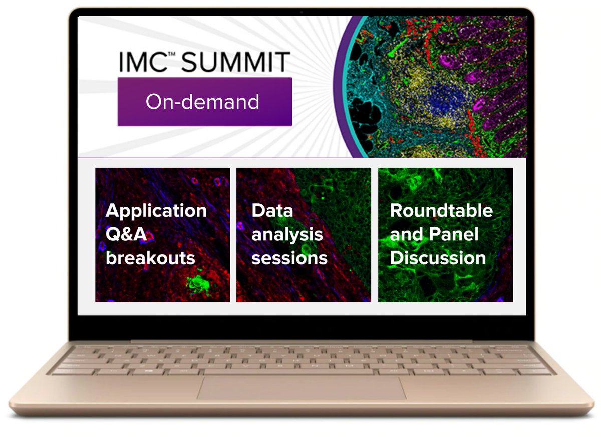 Standard_BioT's tweet photo. We are pleased to offer all #IMCSummit21 discussions and presentations #ondemand. Browse through the virtual environment and learn from these incredible speakers any time. 

Watch now: https://t.co/kkniZymOYl

#ImagingMassCytometry #breastcancer #neuroinflammation https://t.co/MUN4L2uo9y