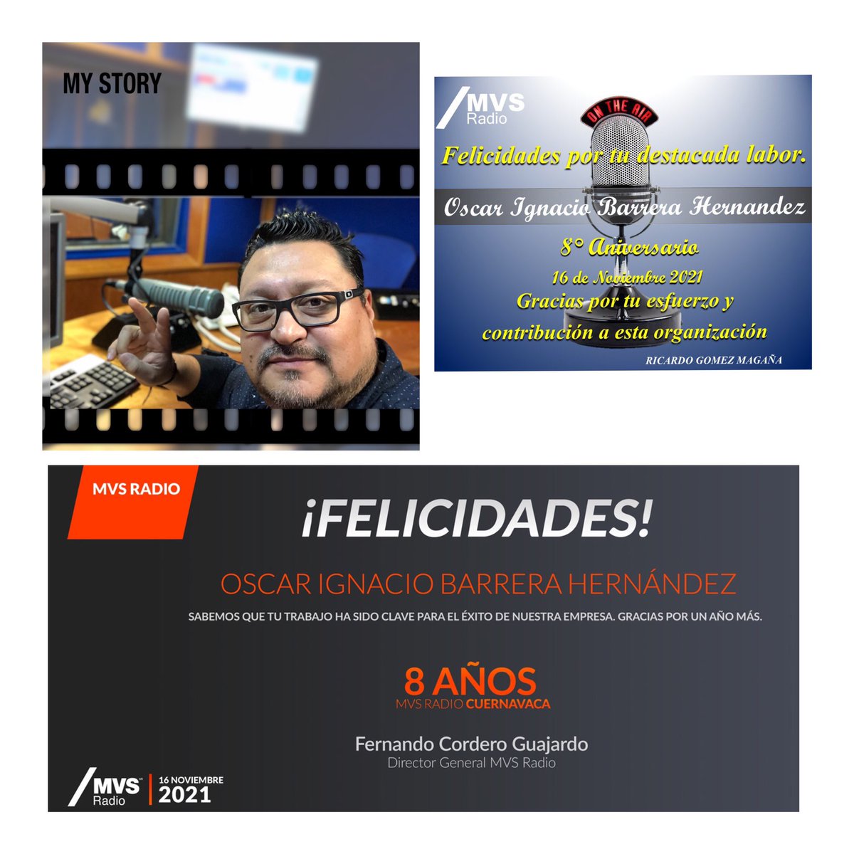 Un día me preguntaron… quieres ser famoso o quieres ser reconocido… dije, la fama  es para los artistas, el reconocimiento dependerá del tiempo, quien juzgará que hice bien o mal para merecerlo o no. Yo solo dije que quería seguir trabajando en mi que amo y aquí sigo 📻🎙🎧🙏🏻