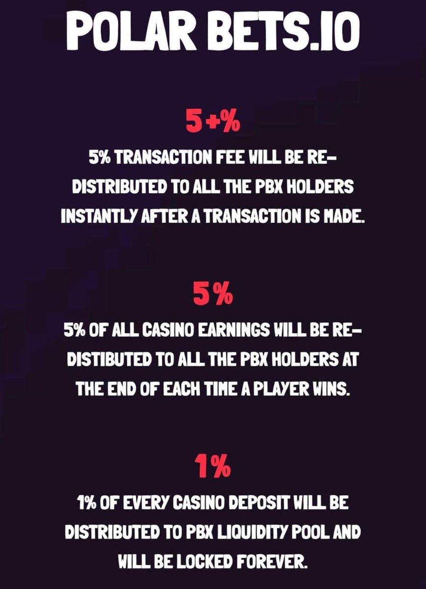 DarylDSmith3's tweet photo. @CryptoGemApe @PolarBets @avalancheavax 🚨NEW GEM!🚨
@PolarBets 🐻‍❄️ $PBX
The first betting Dapp launched on @avalancheavax! 🔥
🚀They have some great tokenomics too! Check them out in the picture below!
💬Make sure to join the discord and say 👋 
https://t.co/UMm8Q2bUO0
https://t.co/Sd7RQKr6NJ https://t.co/b85yjFCJRP