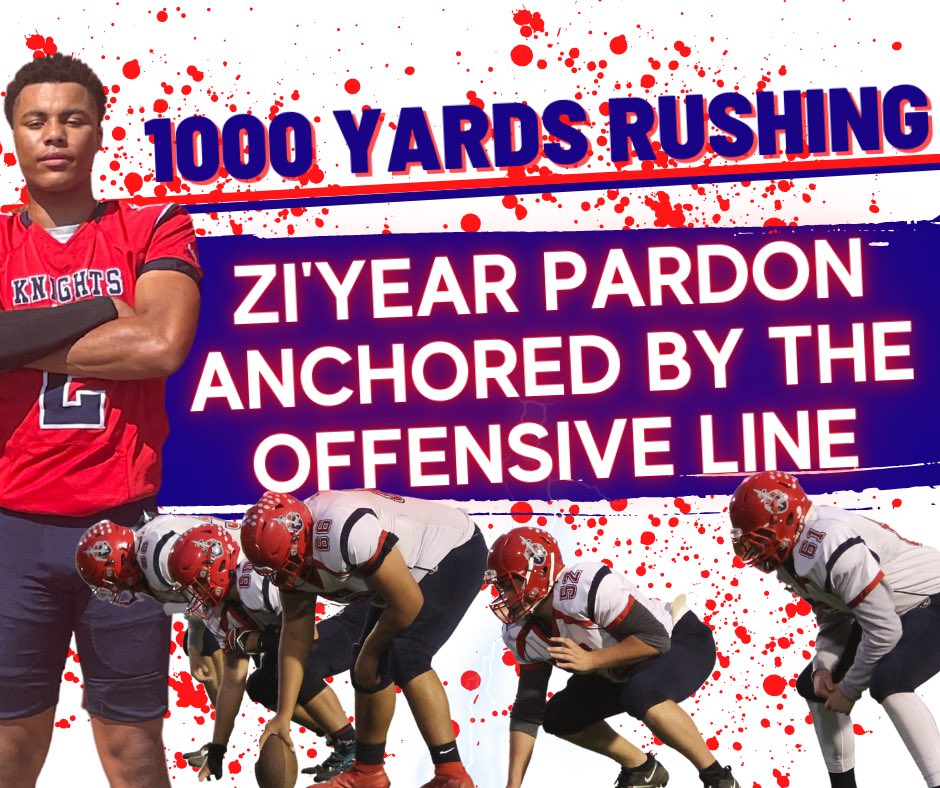 Shout out to the OLine and Zi on a Fantastic season running the football!!