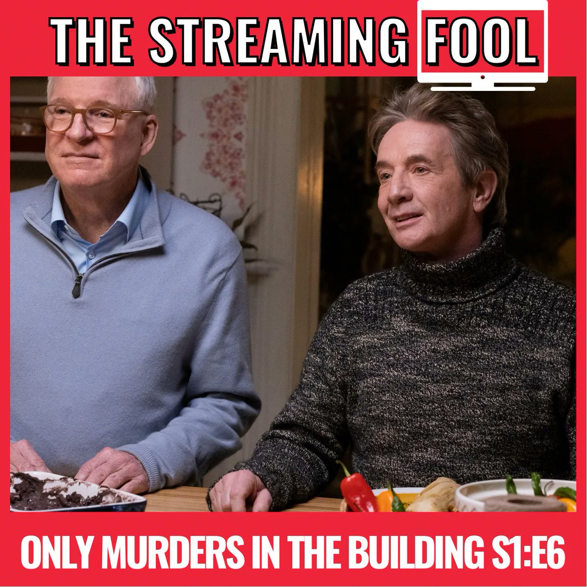 SteevenOrrElse's tweet photo. Today on #TheStreamingFool I delve deeper into the #murdermystery that is #OnlyMurdersInTheBuilding with Episode 6.
Who done it?
I don't know.
Who do I think done it?
You'll have to listen in to find out.
Get it now wherever you get #podcasts!
https://t.co/olSQ7PcugO https://t.co/tBQ9KzmRK0