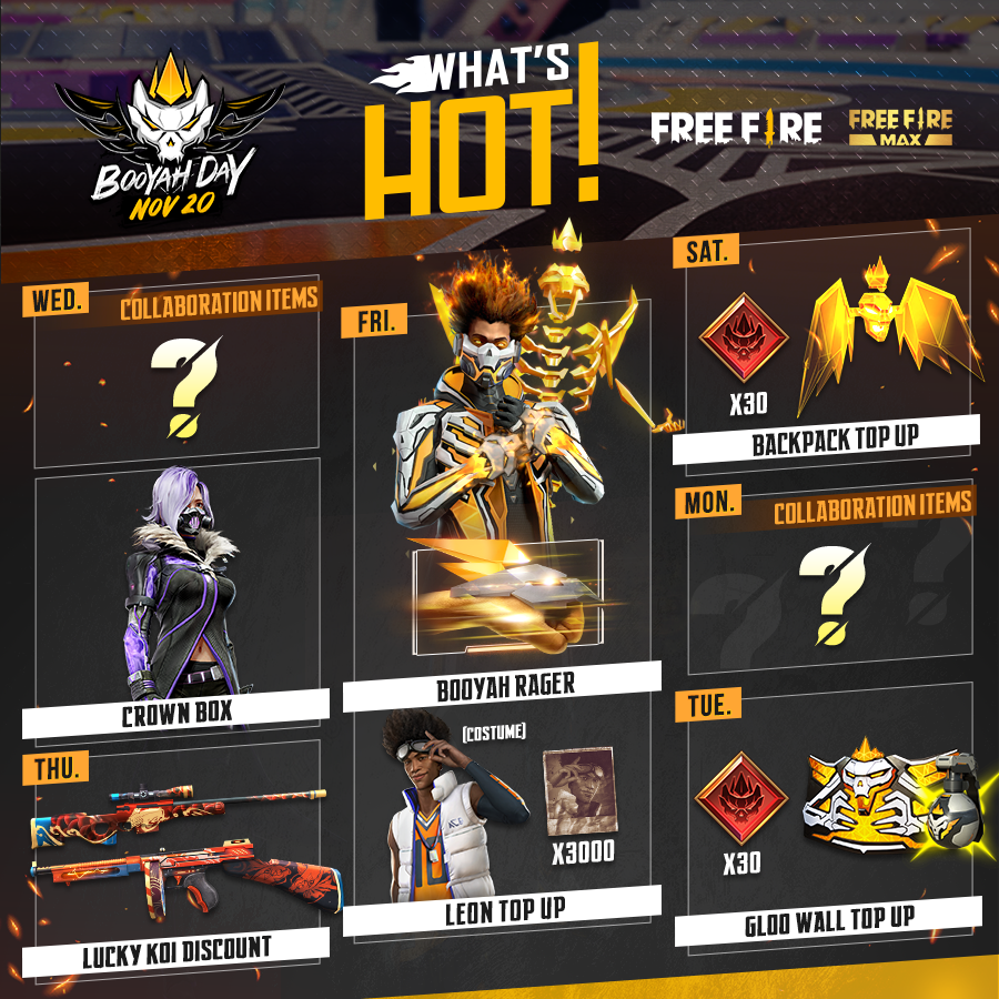 Garena Free Fire North America on X: 🏆📕 WEEKLY SCHEDULE TIME