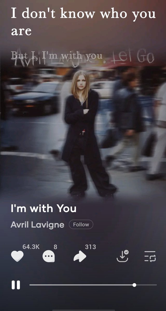 PriPatWrites's tweet photo. Hit Like if you still listen to this song.

#AvrilLavigne #ImWithYou #music #Songs #Trending #tuesdayvibe #Resso https://t.co/ylhvhWivMh