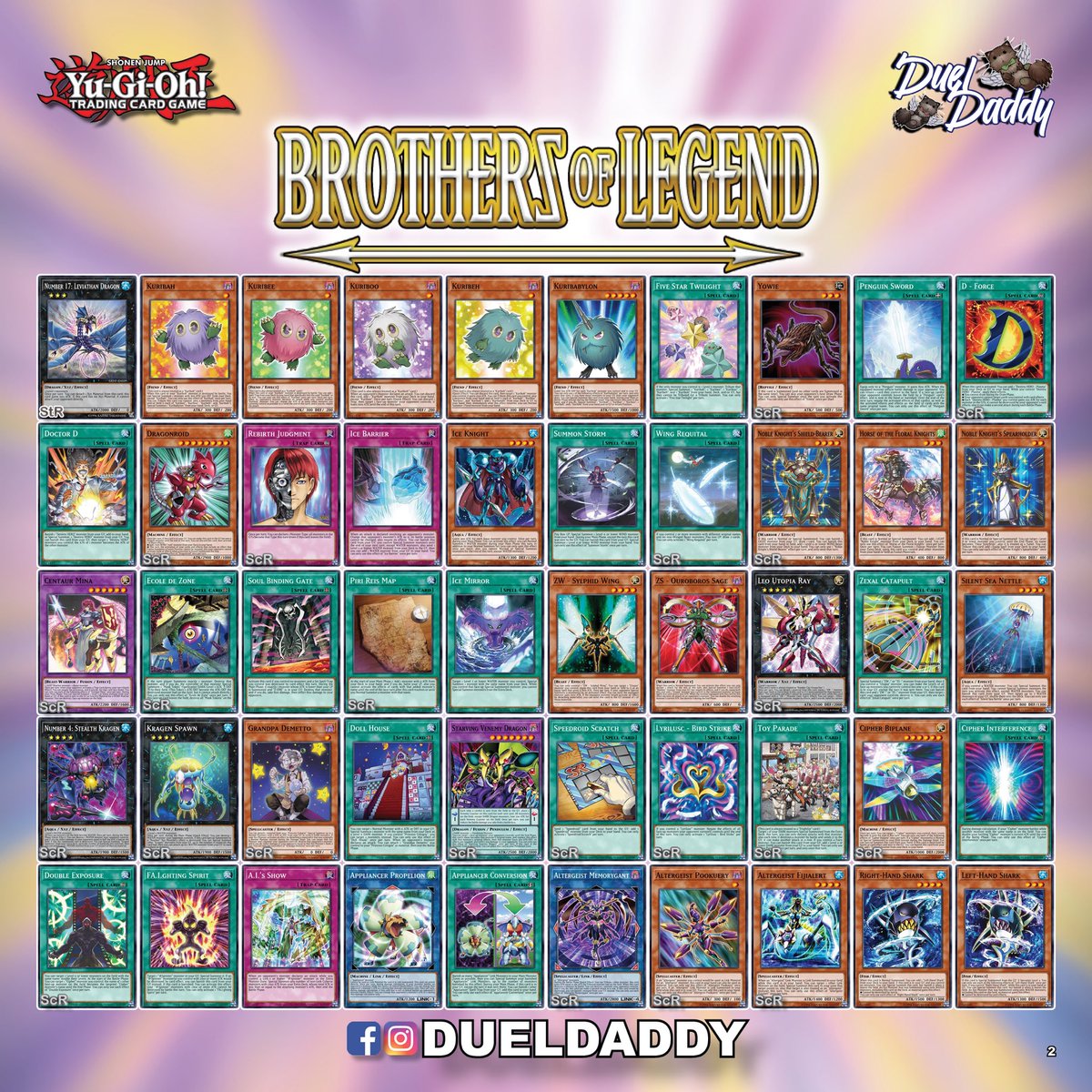brothers of legend yugioh card list price Yu-Gi-Oh! Brothers of Legend Booster Pack