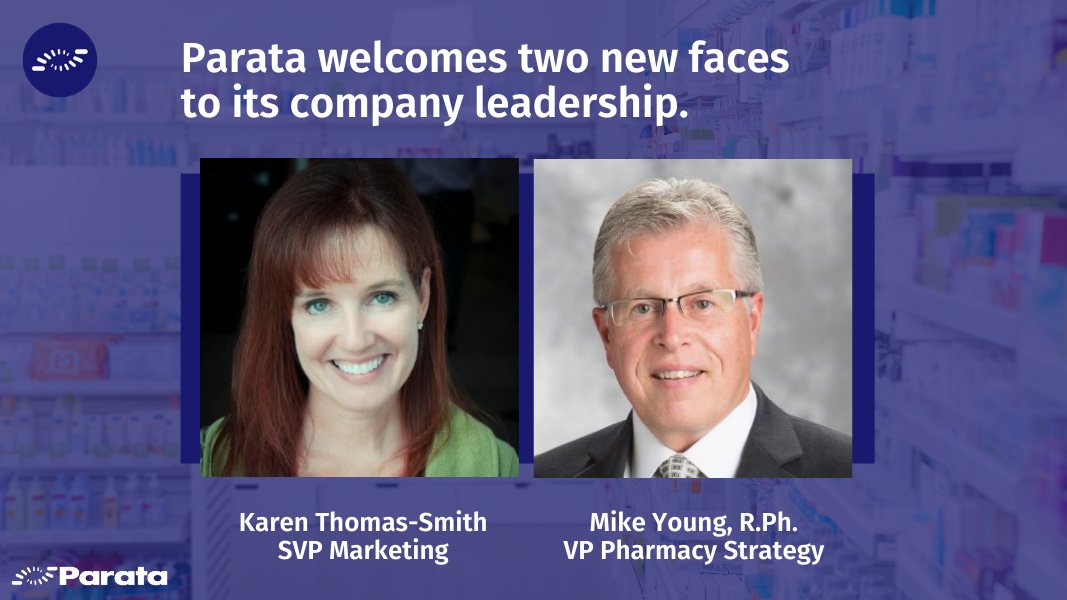 ParataSystems's tweet photo. This expansion of our company leadership aims to support #pharmacy excellence and continued meaningful innovation for our customers. 

Read the full announcement to learn more about Karen Thomas-Smith and Michael Young, MBA, RPh.: https://t.co/PsdcIqkwcw https://t.co/7pa6yIJTAQ
