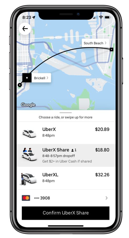 UberX Share