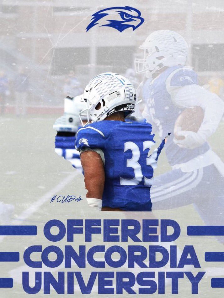 aust1nf0rd's tweet photo. blessed to have EARNED my first from Concordia University-Wisconsin. Huge thanks to @coachcwhite and @CUWFB. #GoFalcons https://t.co/bV1d2mvGPD