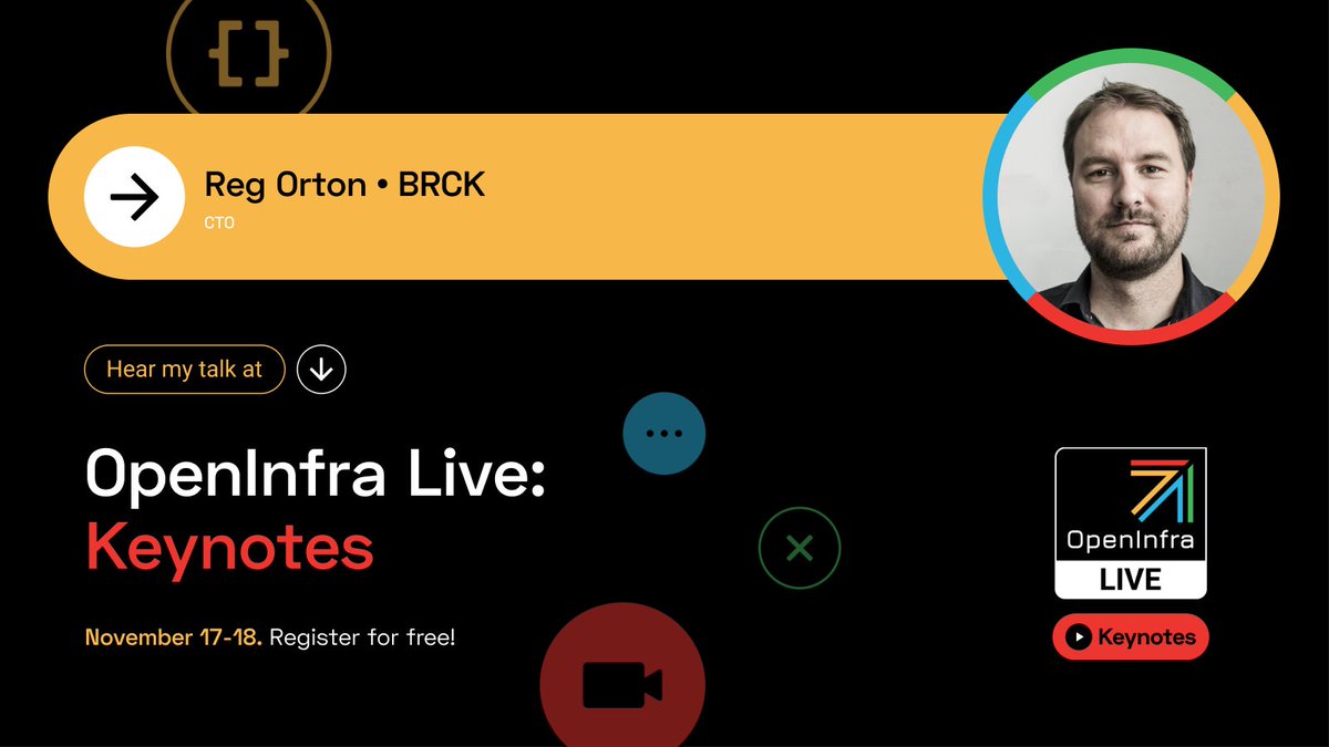 Join Magma community member @regorton from <a href="/brcknet/">BRCK</a> at the #OpenInfraLive: Keynotes to learn about the Magma project and learn how BRCK is deploying low cost connectivity to urban and rural markets. Register for to see it live November 17 &amp; 18 at 1500 UTC! ow.ly/92PG50GObLy