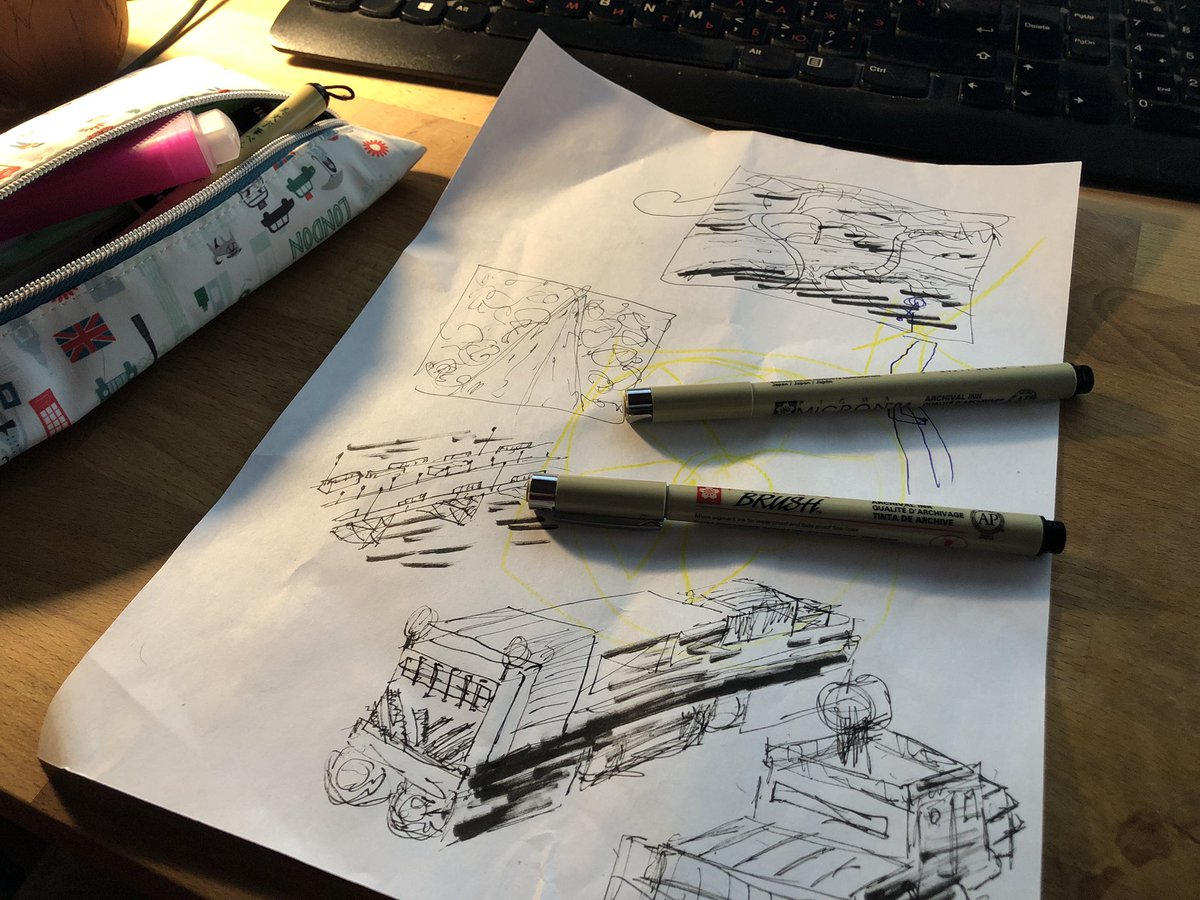 Just started my first NFT art project from a sketch. It will be something atmospheric, in the spirit of anti-utopia.

#NFT #NFTartist #NFTCommunity #atmospheric #art #opensea #rarible #foundation #sketch