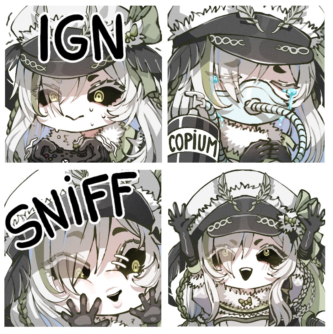 New emotes, voted on by chat!

Artist is @Wanilmith !
They're absolutely beautiful, thank you so much 😭💚 