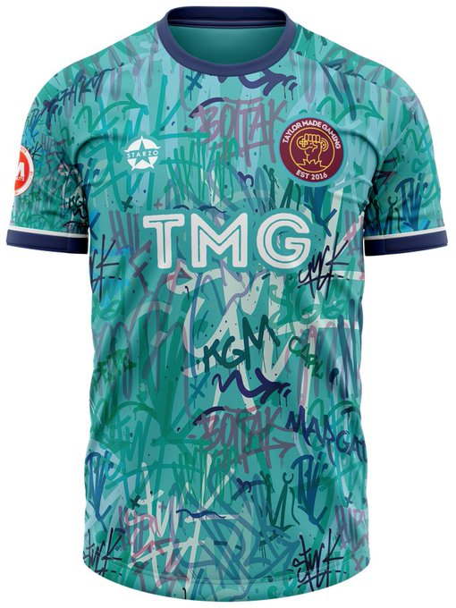 SHCOMMS90's tweet photo. Guys say hello to the away kits for #TMGFC for the 21/22 season as provided by @fmcustomkits 

#FM22 https://t.co/0A2nKLmaC8