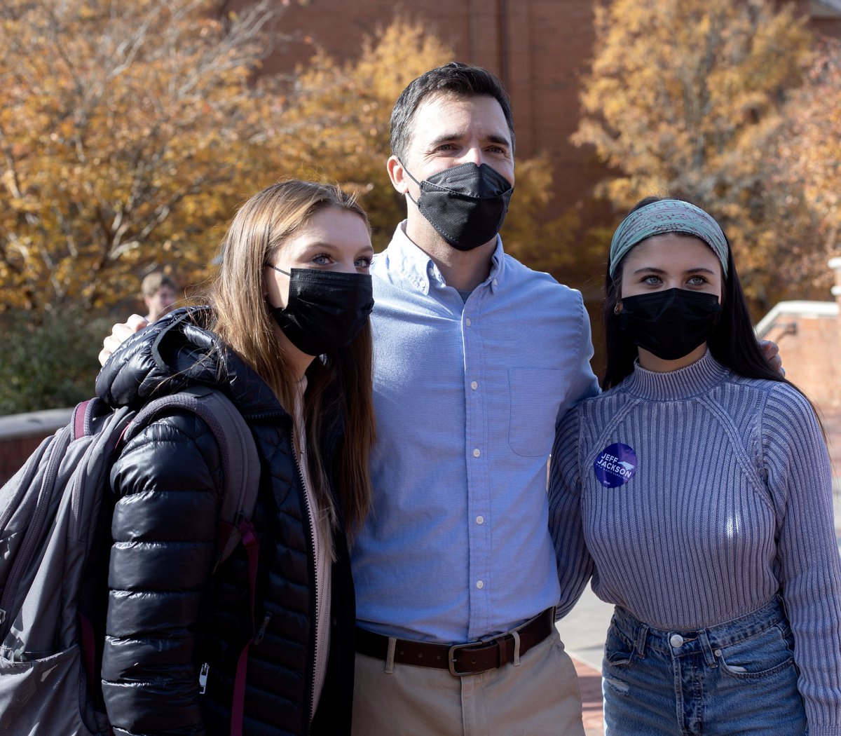 JeffJacksonNC's tweet photo. In short, these students know their stuff and they showed why it’s important to make their voices a real part of a Senate campaign. https://t.co/BvSxZXVxCd