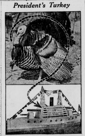 Rutgers_SCUA's tweet photo. These images, featured on November 17, 1921 Perth Amboy Evening News, show how this turkey made its doom-ladened journey before being stuffed and prepared for the president’s consumption.  
https://t.co/TfBfZ2wiZX
#TurkeyTrot #ChronAmParty #RutgersLibraries #RutgersSCUA #NJDNP https://t.co/1Qrl8jYJ74