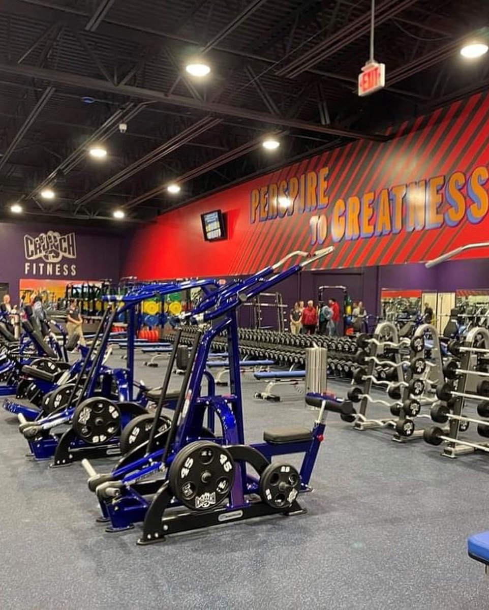 CrunchGym's tweet photo. Welcome to the #CrunchFam Crunch Mechanicsburg 💪 Crunch Mechanicsburg in Pennsylvania is Crunch’s 380th gym that's open for workouts. Let’s keep growing! 💪 https://t.co/Pl951Ld18q