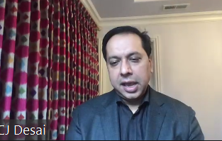 holgermu's tweet photo. MyPOV - Always enjoy listening to CJ Desai of @ServiceNow - all straight talk - no marketing yadayada.. #ServiceNowAR https://t.co/RzYBNfzD3A