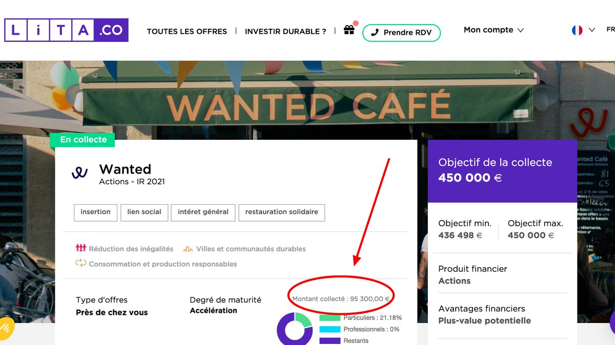 + de 90 000€ en à peine 2h.... sur notre campagne d'investissement participatif 
@LITApointco (ici fr.lita.co/fr/projects/76…) pour créer avec vous le Wanted Café à Paris 🔥 
Vous êtes vraiment une communauté incroyable ❤