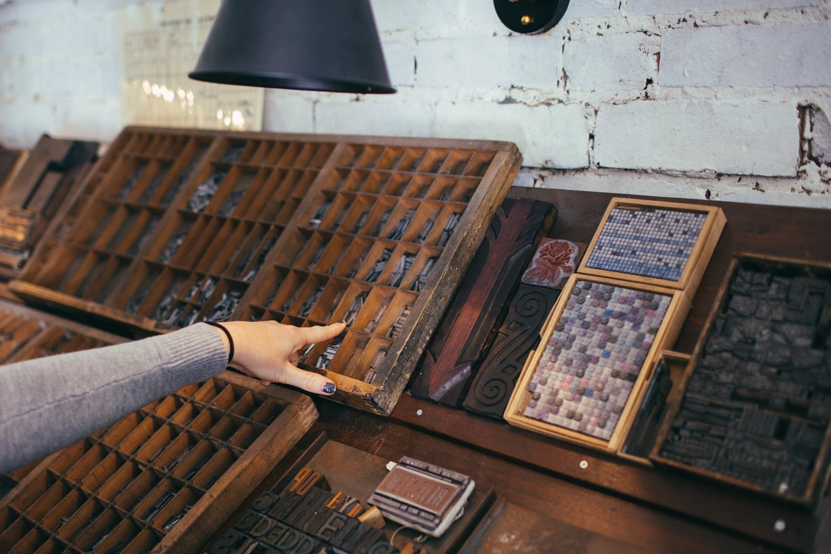 BMoP Sneak Peek S01E01: We're thrilled to have @winterbournehg as our content contributor 👏. Winterbourne is home to several 19th century printing presses, which are still in action today.