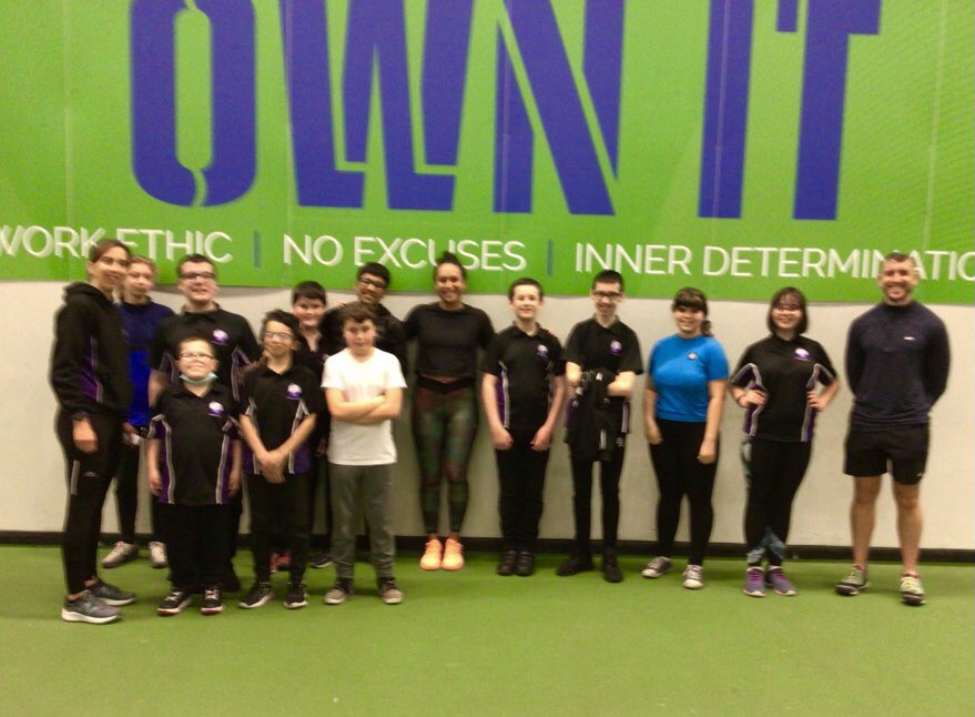 RumworthPE's tweet photo. Fantastic morning for KS3 learning new tennis skills with @wedotennisuk at @BoltonArena. Massive privilege and honour to bump into @HeatherWatson92. Thank you to all from Rumworth, some extremely excited pupils and staff! https://t.co/ZGeb86X56w