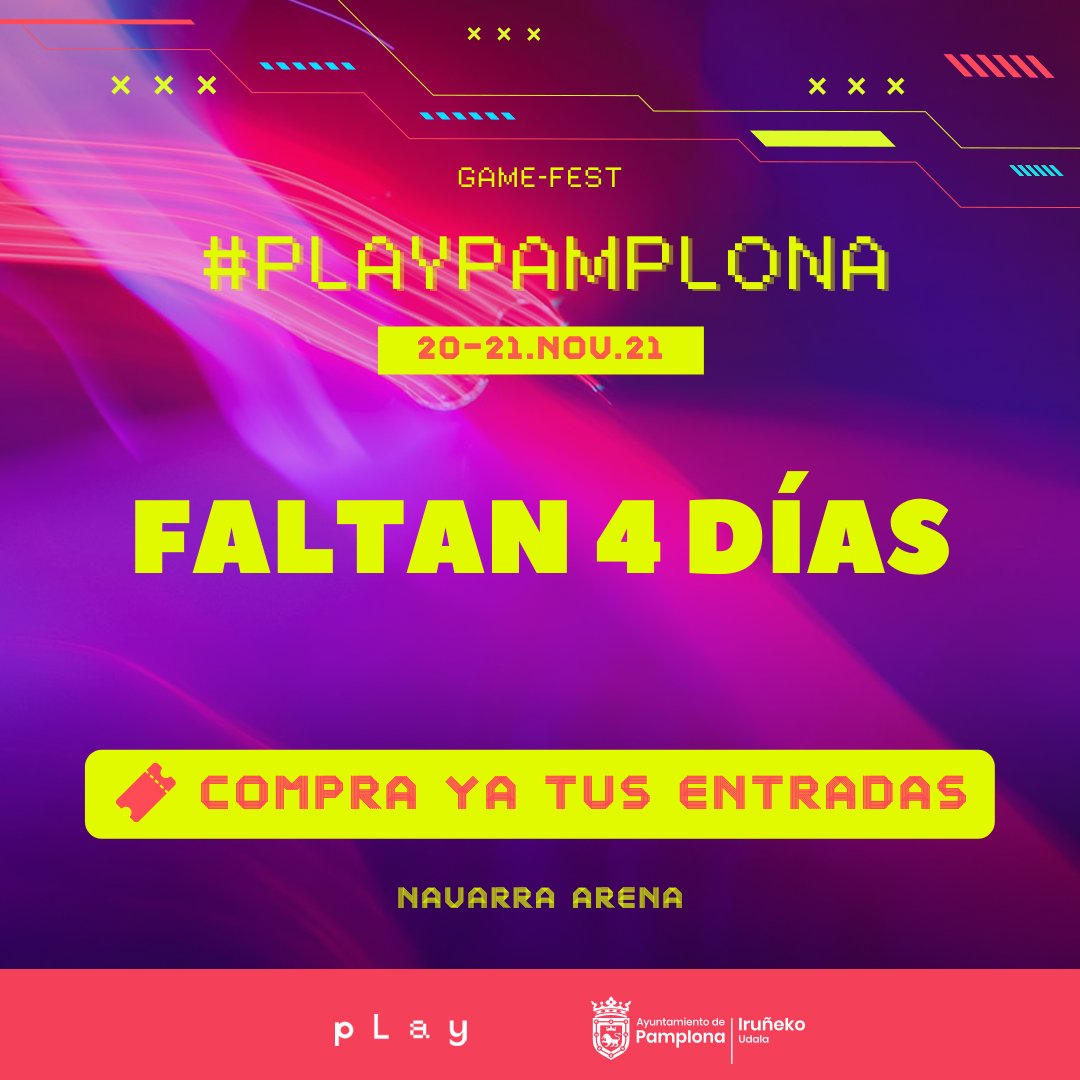 MVirtualeSports's tweet photo. 📰 | NOTICIA

Ya cada vez queda menos para celebrar la #playpamplona de @playgenpro . Un evento único y especial en los eSports. 

#MundoVirtualeSports https://t.co/UmnaTmrafk